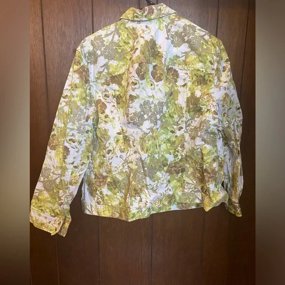 Floral Jean Jacket - Picture 2 of 2